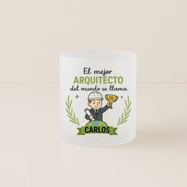 vaso al mejor arquitecto +nombre