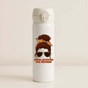 botella blanca 100%actitud 0%filtros