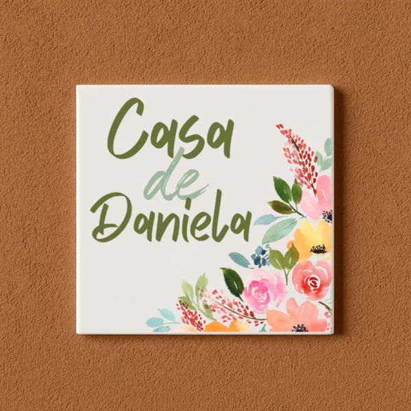 Azulejo personalizable casa de