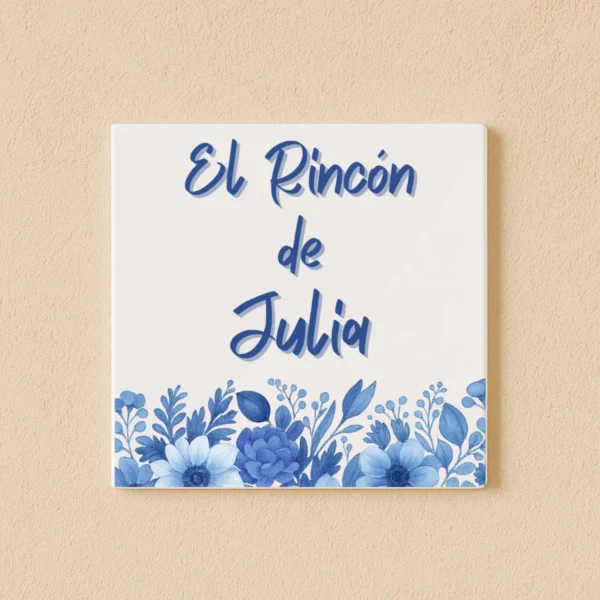 EL RINCÓN + NOMBRE AZUL