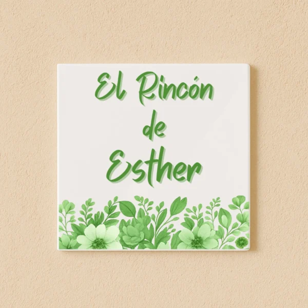 AZULEJO EL RINCON DE + VERDE
