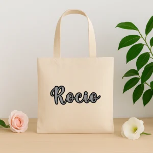 BOLSA ASA NOMBRE TONO GRIS