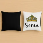 COJIN NEGRO CORONA REINA