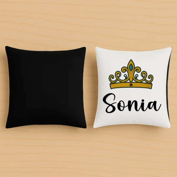 COJIN NEGRO CORONA REINA