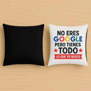 COJÍN NEGRO GOOGLE