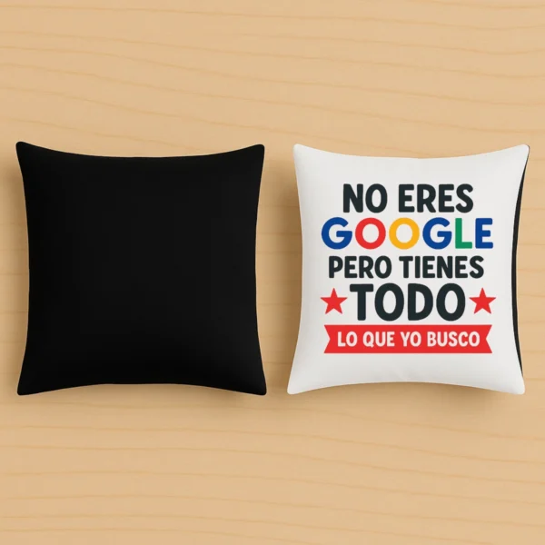 COJÍN NEGRO GOOGLE