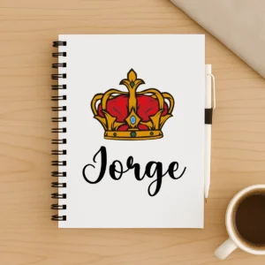 LIBRETA CORONA REY NOMBRE