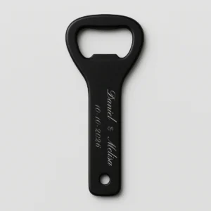 1. abridor metal boda negro