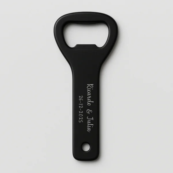 5.abridor metal negro boda