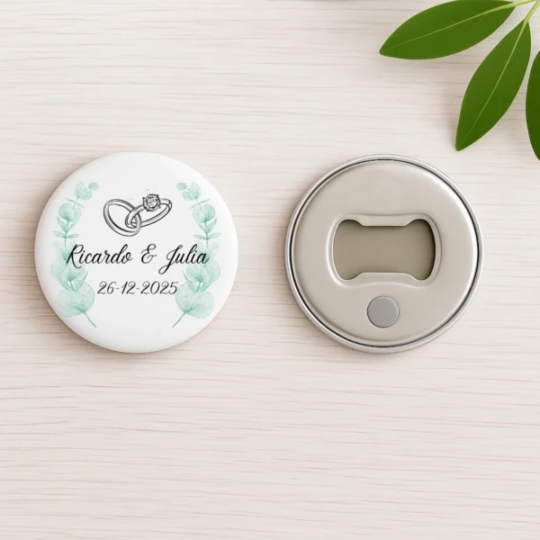 3. abridor metalico boda