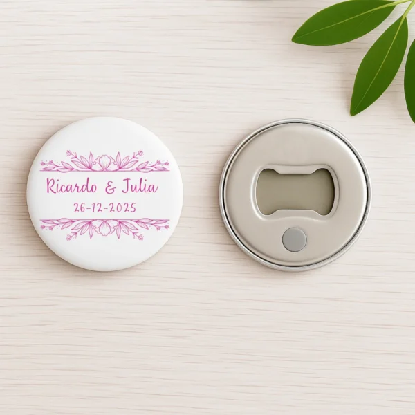 6. abridor metalico boda