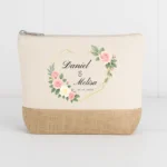 1. Neceser personalizado boda beige