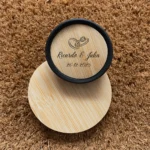 Ambientador coche detalle boda madera | Elegance