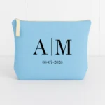 Neceser azul boda | Iniciales