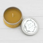 Vela aromática amarilla | Floral