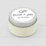 Vela aromática blanco cerrado | Elegance