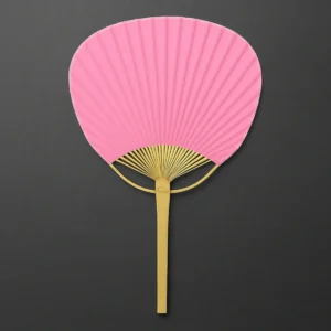 Abanico paypay rosa varilla personalizada | Sube tu diseño
