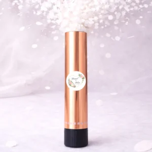 Cañón confeti detalle boda | Diseño Corazón