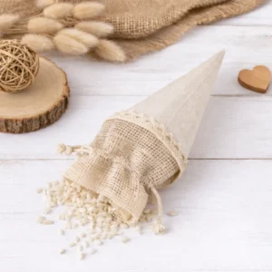 Cono para arroz o pétalos