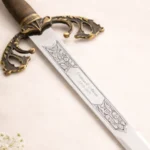 Espada de boda 75.5cms de cerca con diseño floral