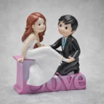 Figura novios LOVE