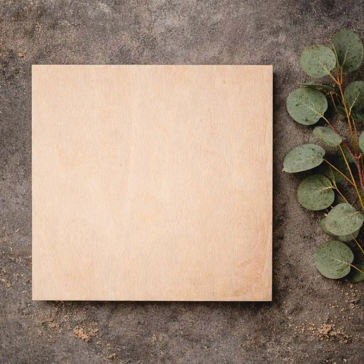Invitación boda personalizable cuadrada madera | Sube tu diseño