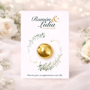 Tarjeta con bálsamo dorado | Diseño snell 1