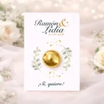Tarjeta con bálsamo dorado | Diseño snell 2
