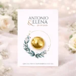 Tarjeta con bálsamo dorado | Diseño snell 3
