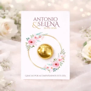 Tarjeta con bálsamo dorado | Diseño snell 7