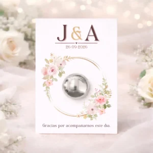 Tarjeta con bálsamo plata | Diseño TAN 5