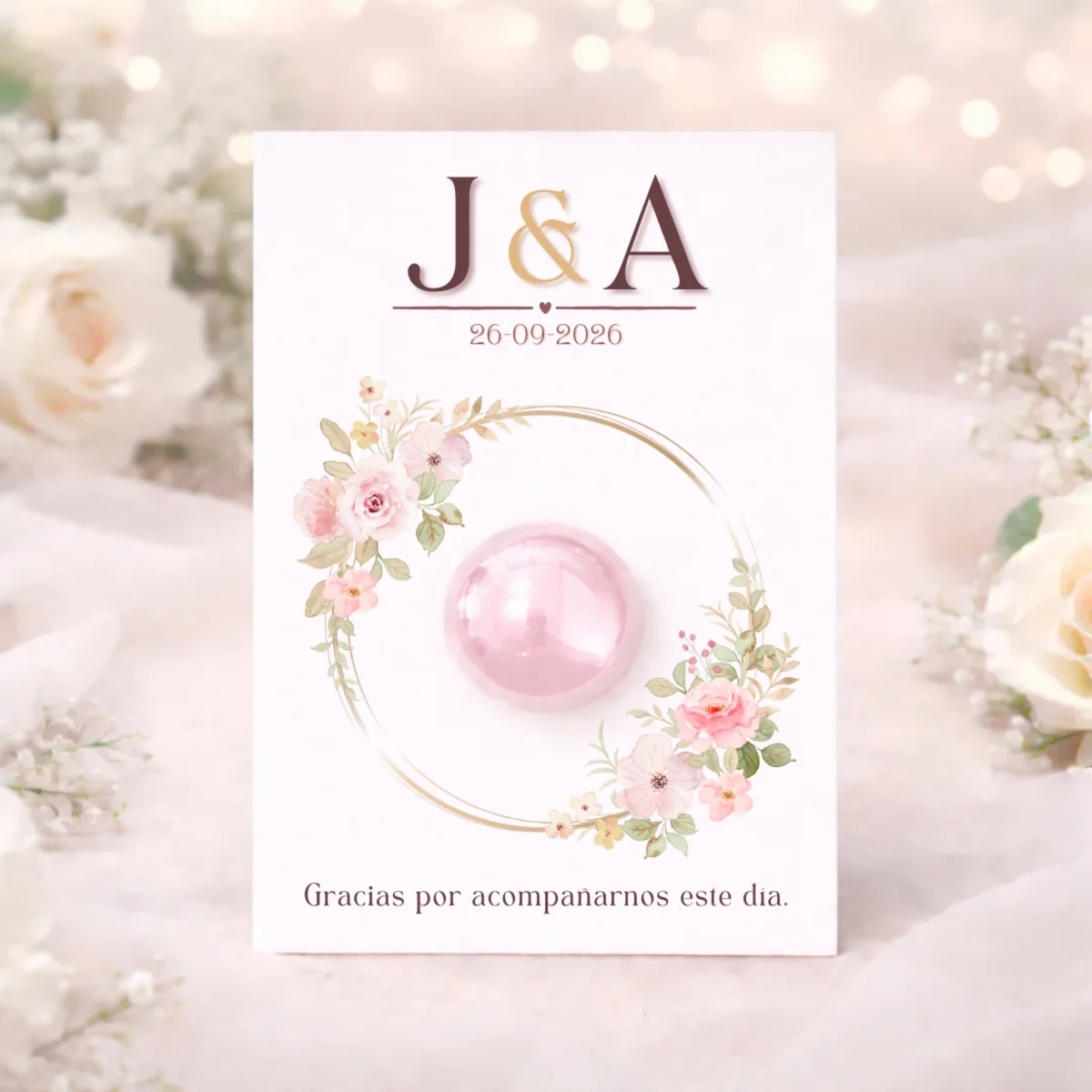 Tarjeta con bálsamo rosa | Diseño TAN 5