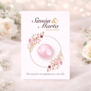 Tarjeta con bálsamo rosa | Diseño Snell 6