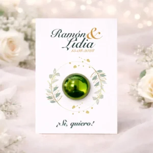 Tarjeta con bálsamo verde | Diseño snell 2