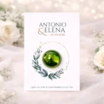 Tarjeta con bálsamo verde | Diseño cinzel 3