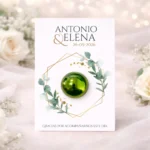Tarjeta con bálsamo verde | Diseño hexagonal CINZEL 2