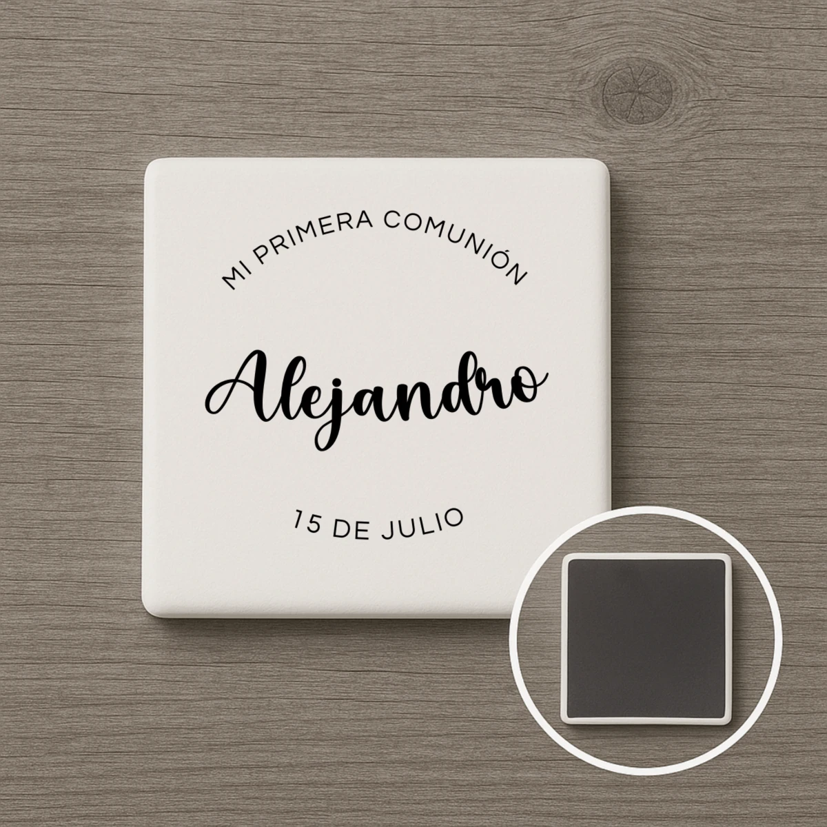 Imán cuadrado | Diseño sencillo