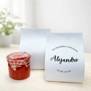 Mermelada tomate comunión | Diseño sencillo