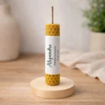 VELA CERA ABEJA 10X2CM COMUNIÓN SENCILLO