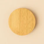 Tapadera vela madera natural personalizable