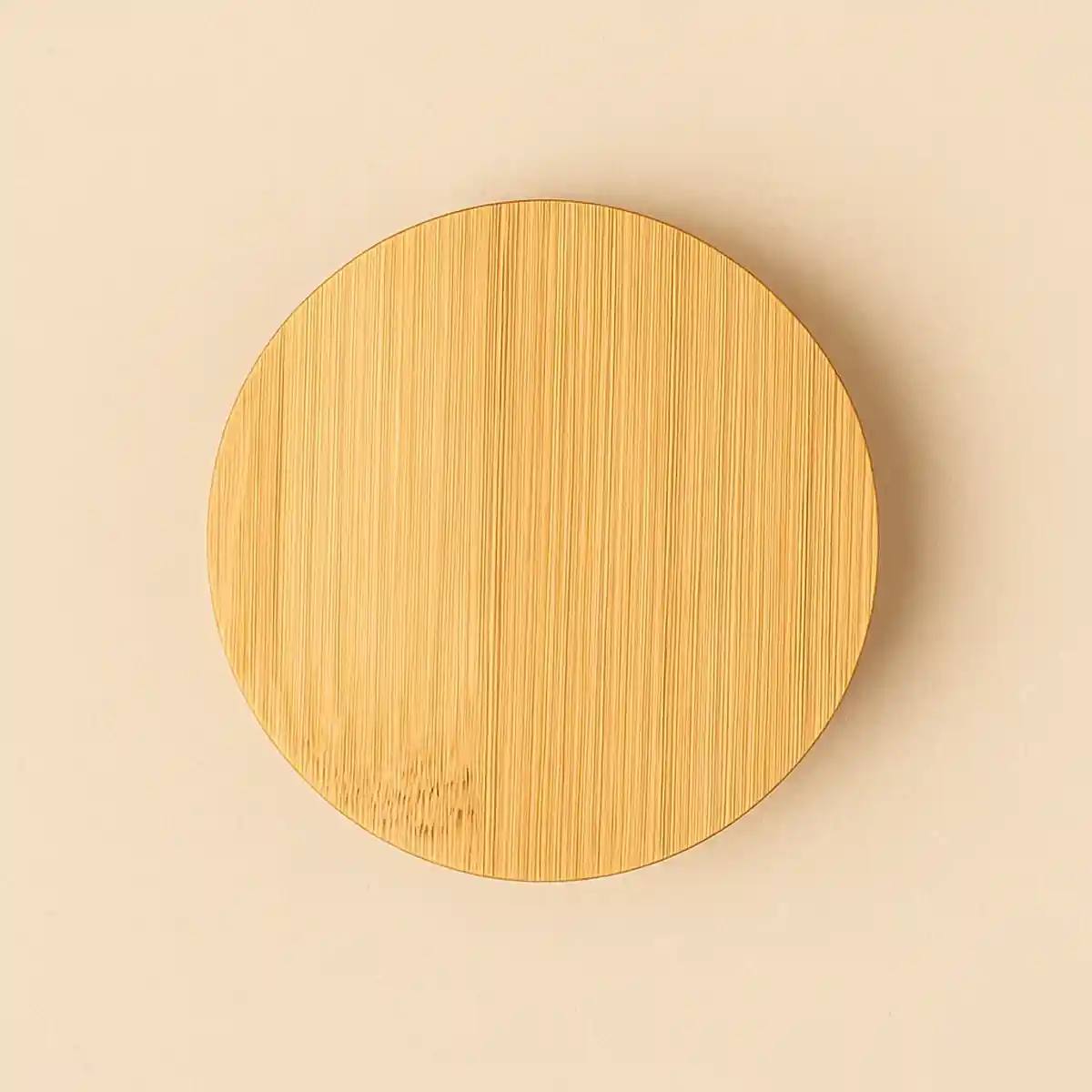 Tapadera vela madera natural personalizable