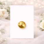 Tarjeta con bálsamo dorado | Sube tu diseño