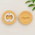 Abridor redondo bambú | Diseño sencillo