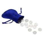Arras plata con bolsa azul para boda – foto 2