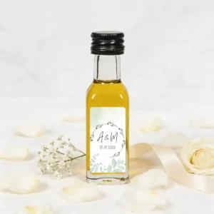 Botella de aceite 20ml boda basic