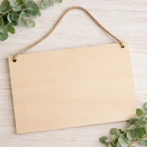 Cartel de madera para cuello boda