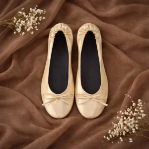 Manoletina dorada boda pack 12 unidades
