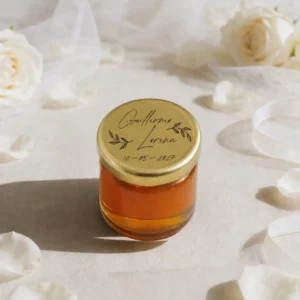Miel miel 40g boda flores cursiva