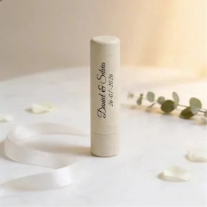 Bálsamo labial en barra vainilla boda floral 2