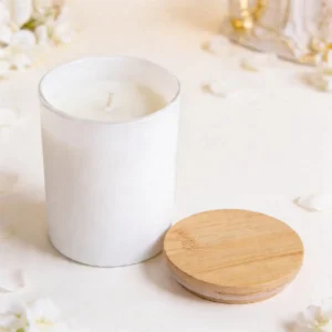 Vela cristal/madera comunión